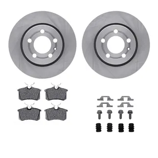 R1 Concepts WFWH1-74037 E- Line Series Brake Rotor W/ Ceramic Brake Pads & Hdw